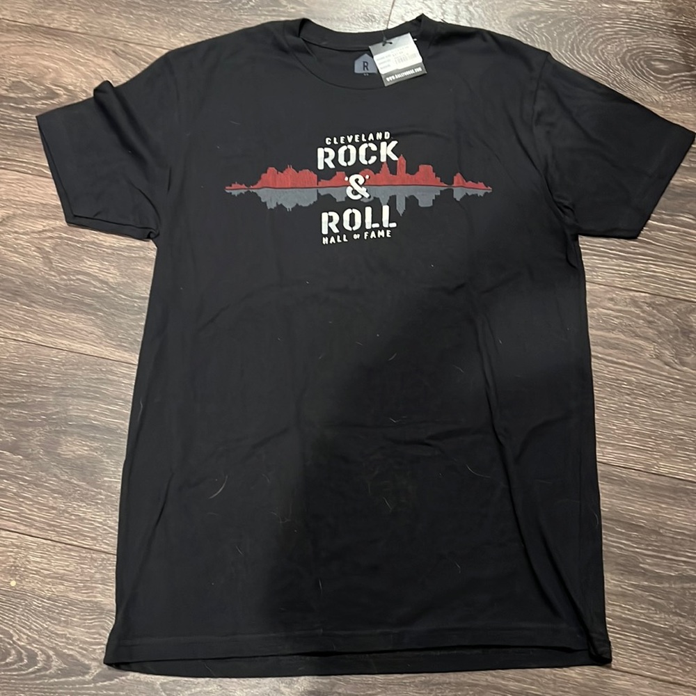 Mens Cleveland rock and roll hall of fame t shirt